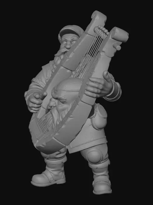 3D model for The Runic Harp of Ironpeak