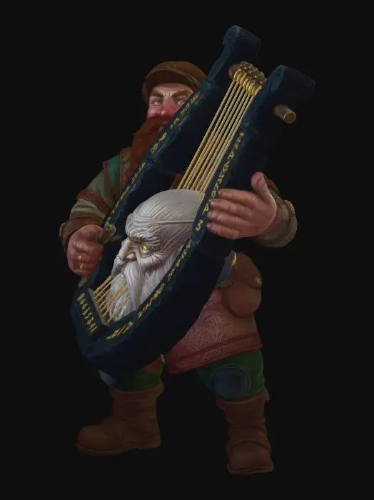 3D model for The Runic Harp of Ironpeak