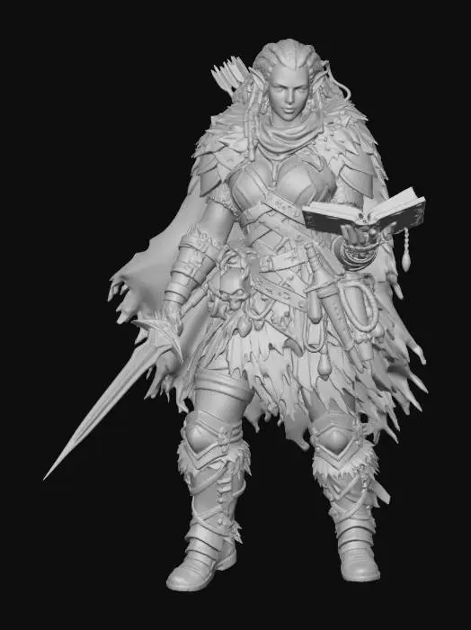 3D model for Emberbound Archivist