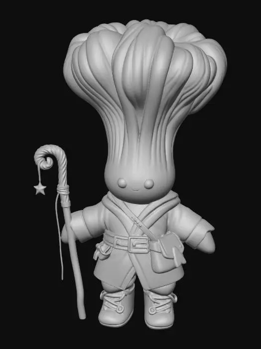 3D model for Leek Adventurer