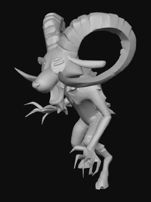 3D model for Shadow Goatman