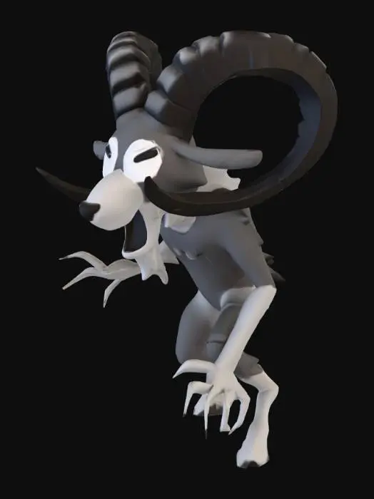 3D model for Shadow Goatman