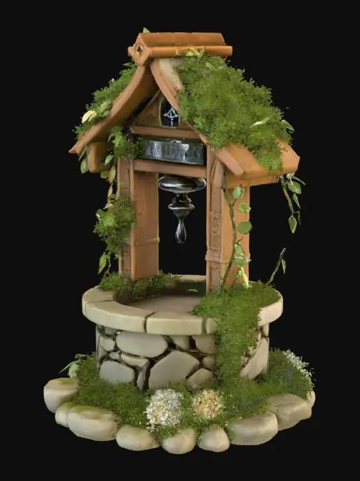 3D model for elven wishing well