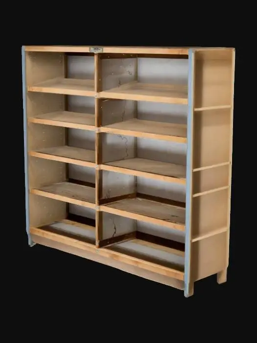 3D model for an empty kitchen pantry shelf
