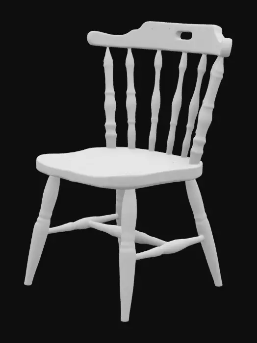 3D model for Timeless Hardwood Chair