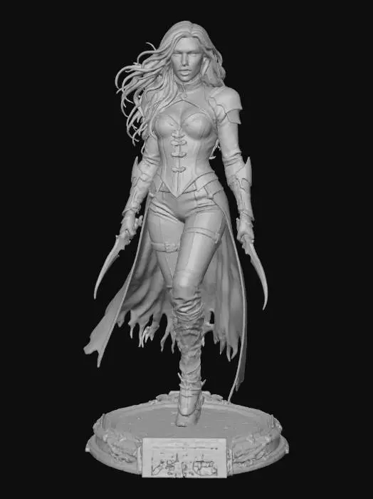 3D model for Vampire Huntress