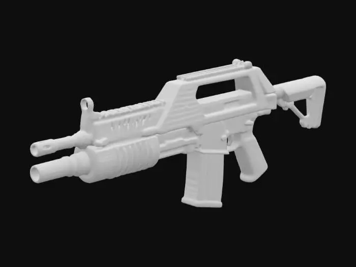 3D model for Tactical Carbine