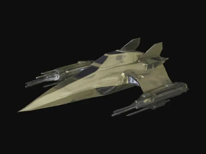 3D model for Yautja hovering hunting platform. Hovering mobile hunting platform with rear cockpit