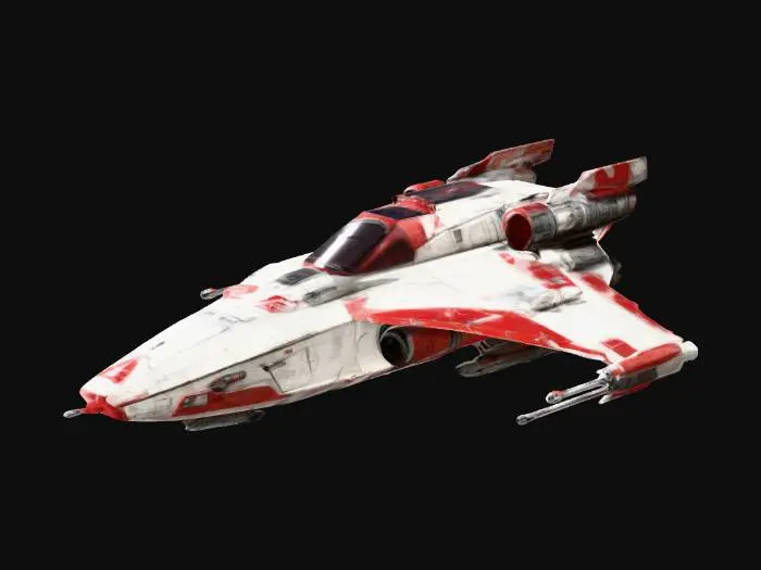 3D model for  Predator alien hunter hover craft. Yautja hovering hunting platform