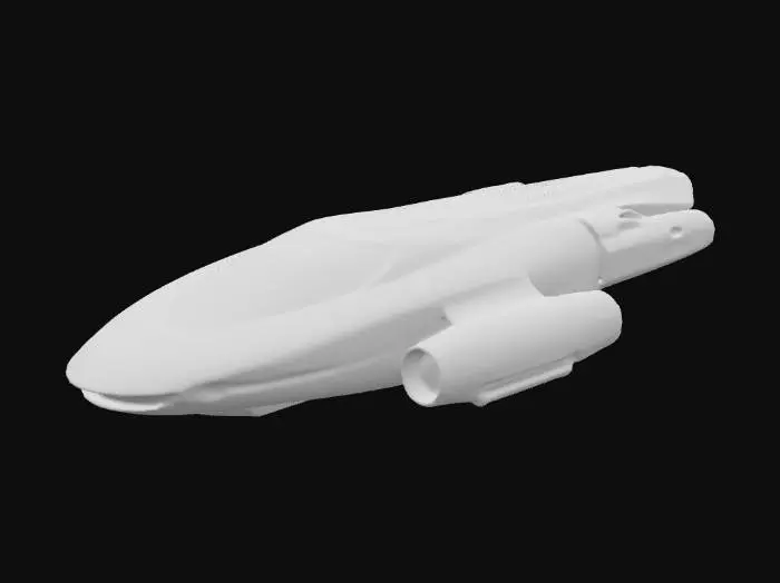3D model for Hover tank. Advanced future hover tank.