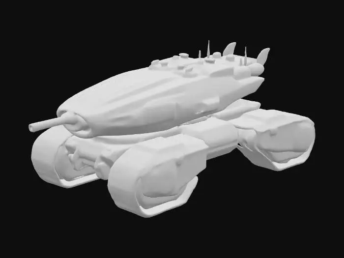 3D model for Hover tank. 