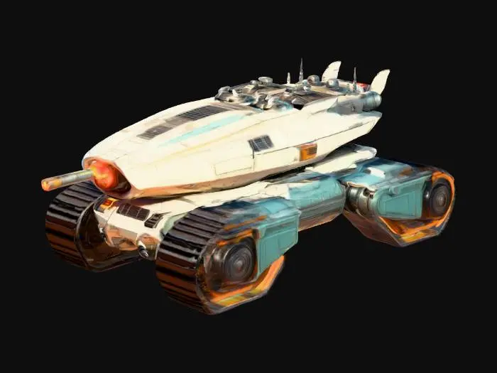 3D model for Hover tank. 