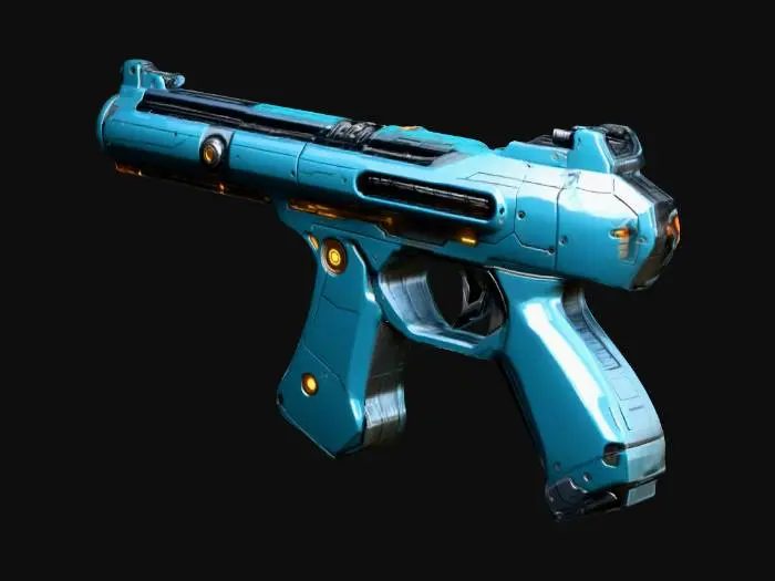 3D model for Sci-Fi futuristic flamethrower.