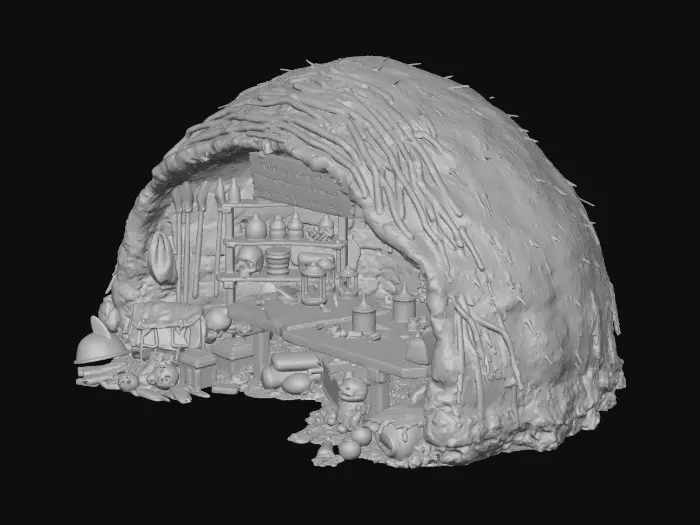 3D model for The Take What You Need Hut