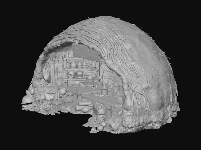 3D model for The Take What You Need Hut