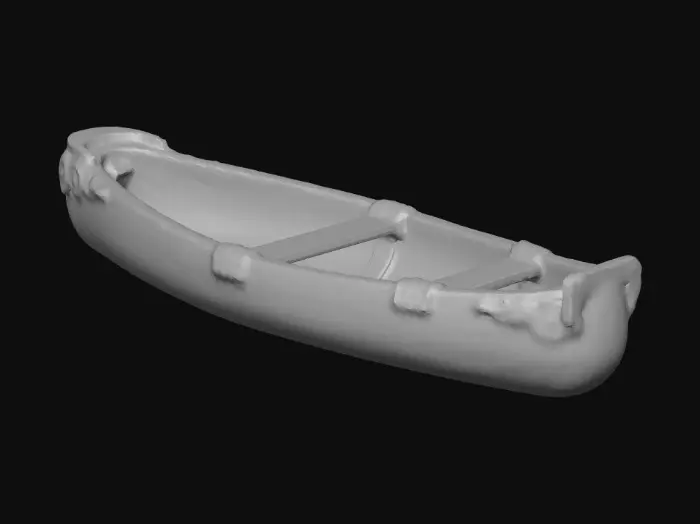 3D model for Timeworn Gear-Decorated Rowboat