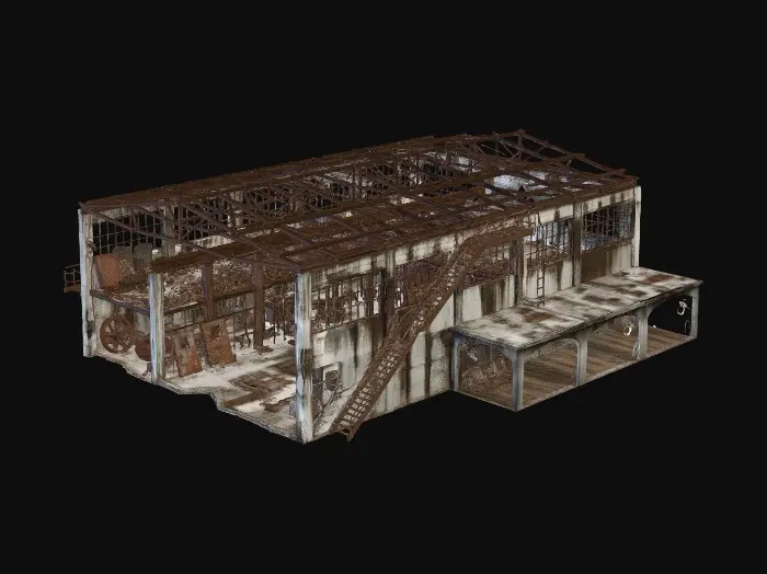 3D model for Echoes of a Rusted Factory