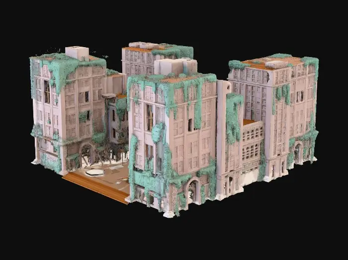 3D model for Midtown Market Ruins