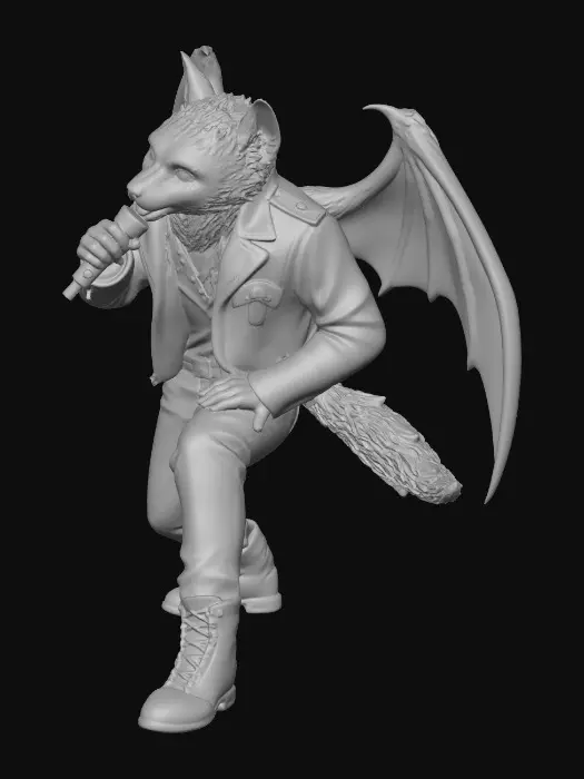 3D model for Bat Rocker