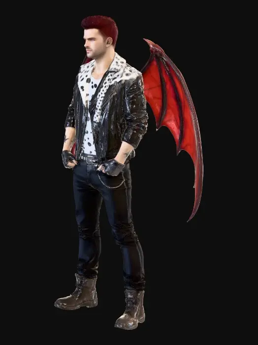 3D model for Winged Rebel