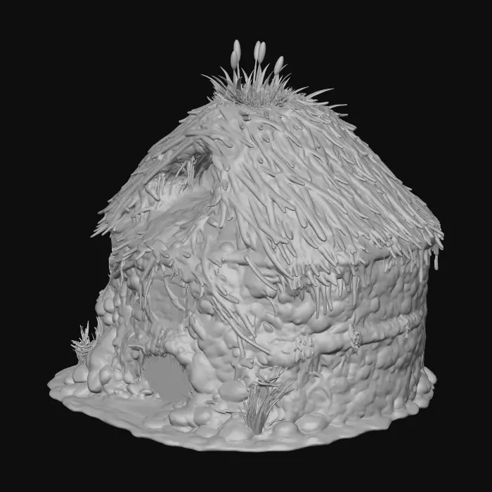 3D model for Three-Arched Root Burrow