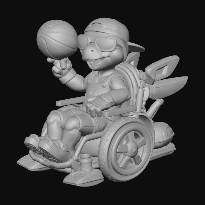 3D model for Hoops Hero