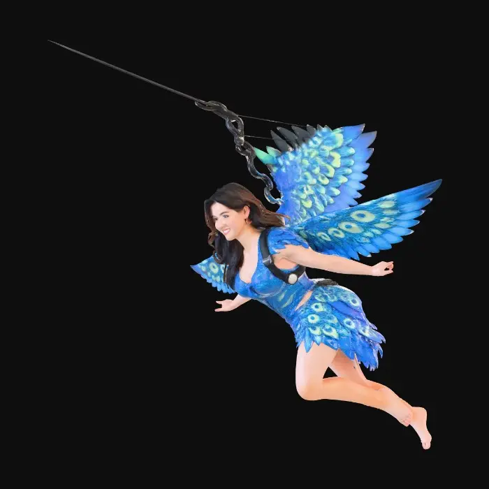 3D model for Flight of the Blue Peacock