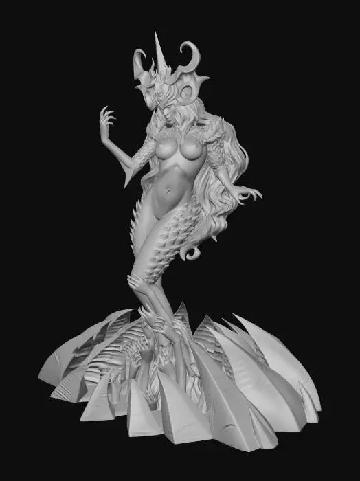 3D model for Slaanesh
