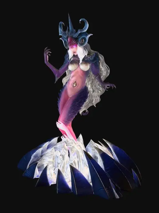 3D model for Slaanesh