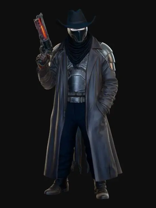 3D model for Twin Moons Gunslinger