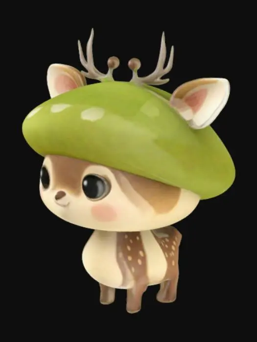 3D model for Mushroom Antler Fawn