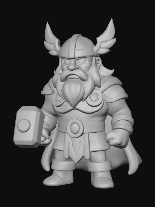 3D model for Thunder Guardian