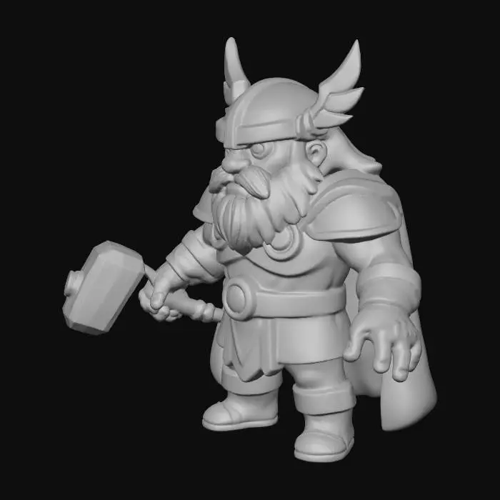 3D model for Thunder Guardian