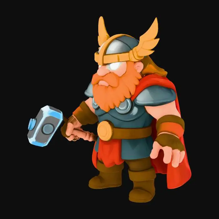 3D model for Thunder Guardian