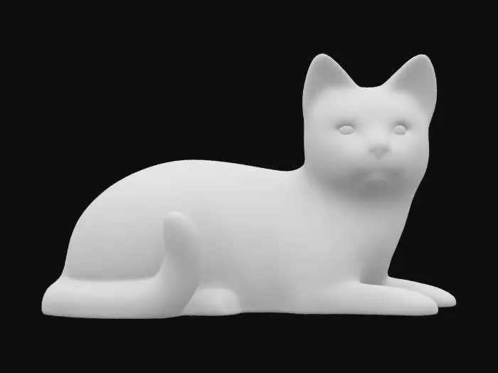 3D model for cat figure