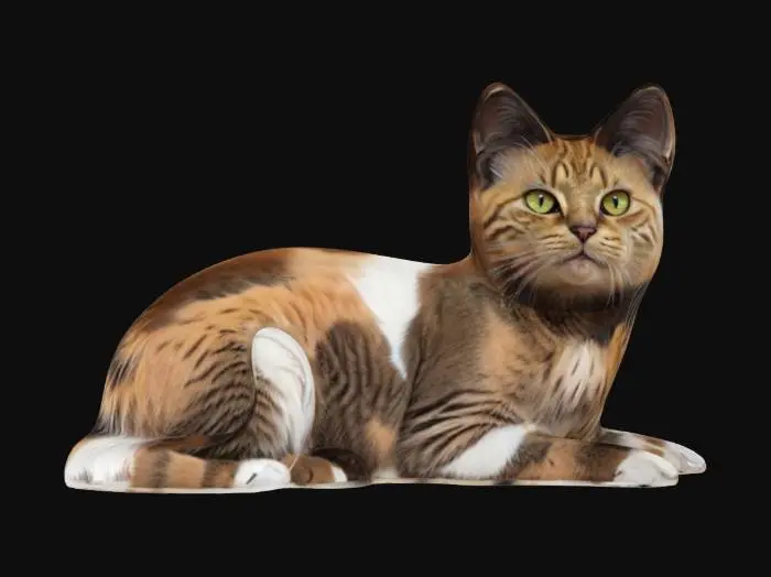 3D model for cat figure