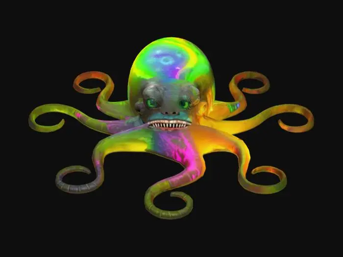 3D model for octopus