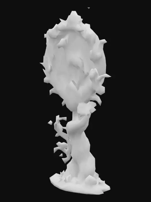 3D model for DOG Memorial Garden Stake, highest quality, ultra-detailed, fantasy style
