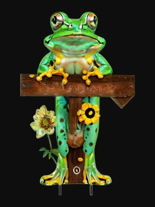 3D model for Frog Welcome Sign
