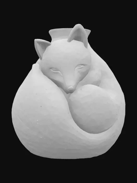 3D model for Fox_Vase