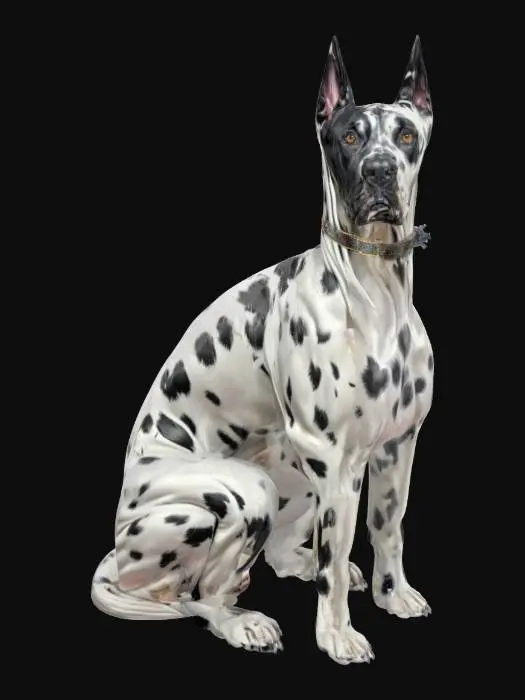 3D model for Figurine Dog N030123