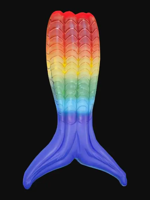 3D model for Rainbow Mermaid Float