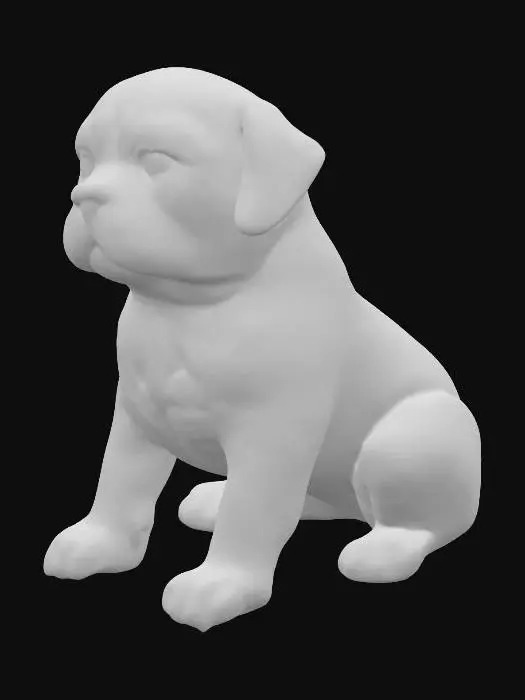 3D model for Chocolate Pup