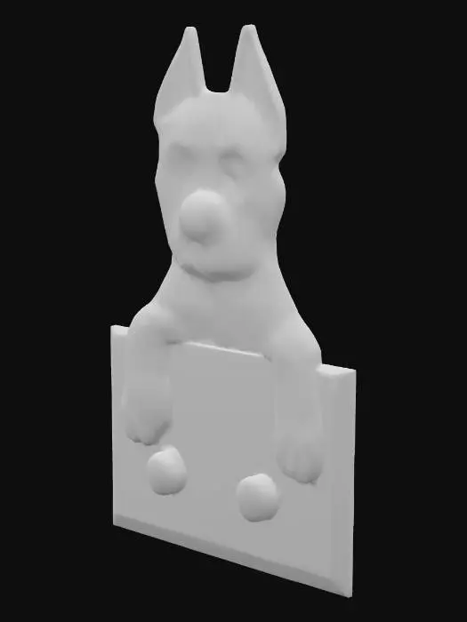 3D model for pitbull leash holder