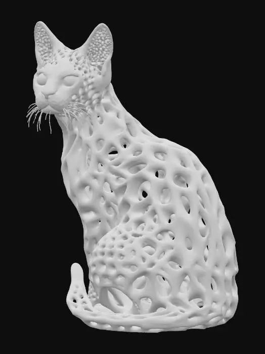 3D model for Ethereal Feline