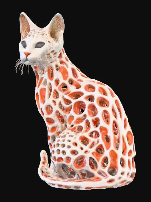 3D model for Ethereal Feline
