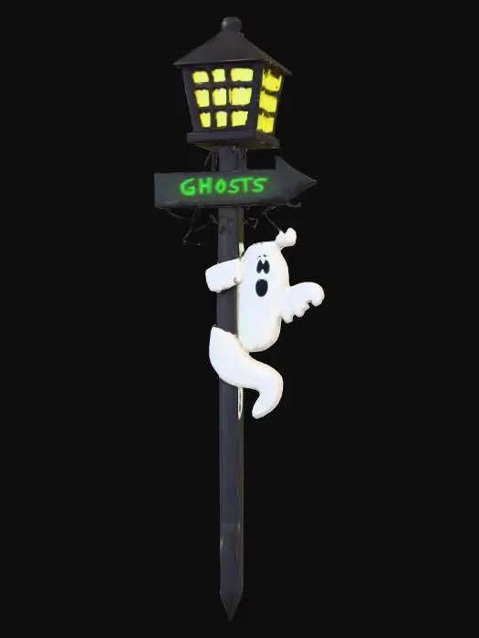 3D model for Ghostly Lantern Signpost