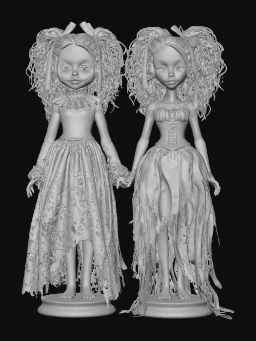 3D model for Cursed Dolls