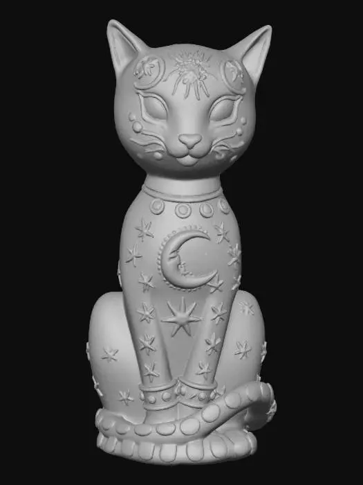 3D model for Celestial Cat, #Halloween2025#