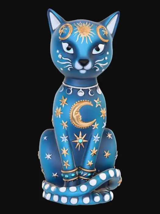 3D model for Celestial Cat, #Halloween2025#